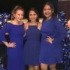 Lulus Royal Blue Halter Dress